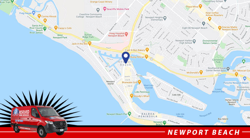 Resolved Home Services Areas Map